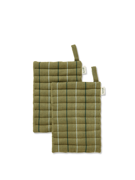 TOPFLAPPEN - Ito Pot Holder green - Set of 2 von Ferm Living