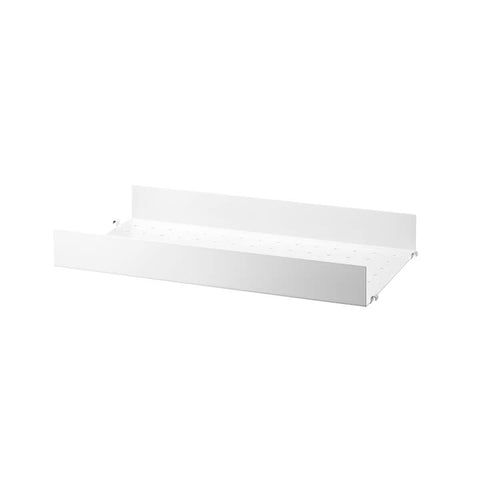 REGALBODEN METALL hoch, 58x30 - weiß